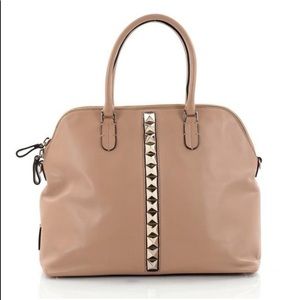 Valentino Va Va Voom leather handbag beige.